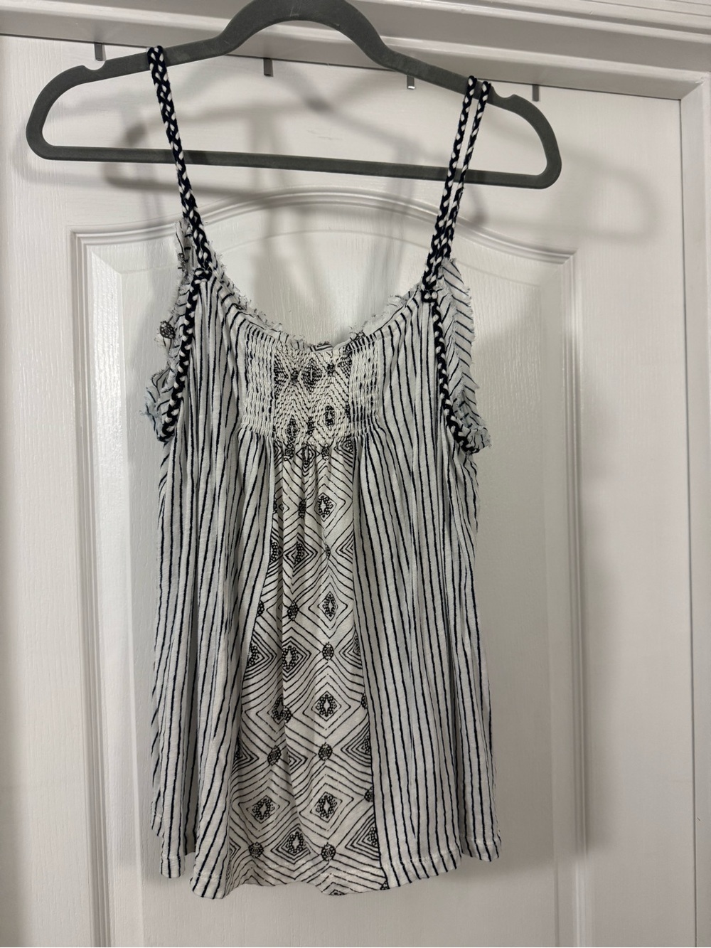 Lucky Brand Navy & White Striped Tank - Picture 6 of 9